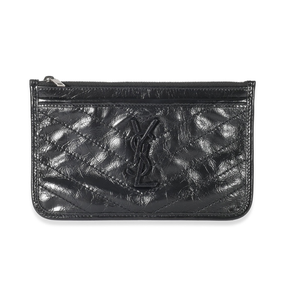 Saint Laurent crinkled Niki Bill pouch